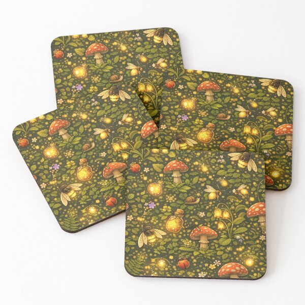 Item preview, Enchanted Forest Seamless Pattern designed and sold by M&M's Twisted Treasures LLC .