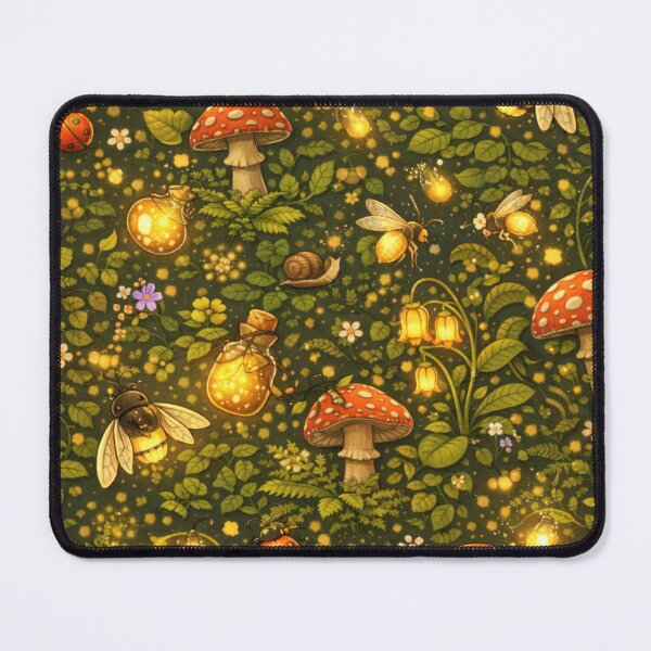 Item preview, Enchanted Forest Seamless Pattern designed and sold by M&M's Twisted Treasures LLC .