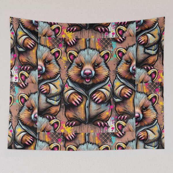 Item preview, Alternative Graffiti Wombat designed and sold by pUNKnown.