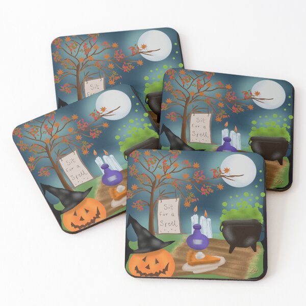 Item preview, Halloween witch sit a spell designed and sold by ArtbyPriscilla.