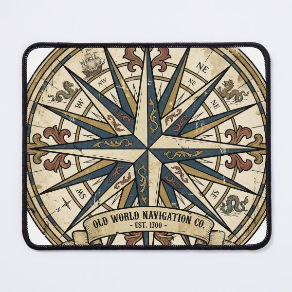 Item preview, Vintage Compass Rose designed and sold by pictranoosa.