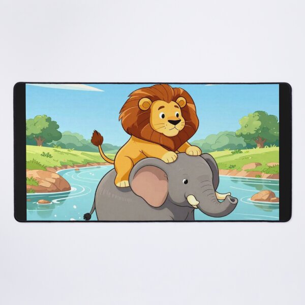 Item preview, river ride adventure colorful cartoon wildlife design designed and sold by SmashingDeals.