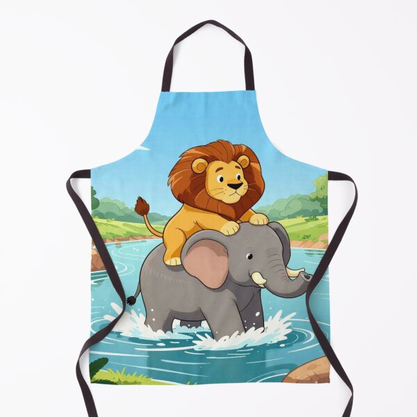Item preview, river ride adventure colorful cartoon wildlife design designed and sold by SmashingDeals.