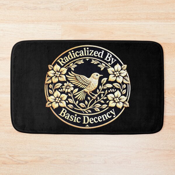 Item preview, Funny Retro Floral Radicalized by Basic Decency  designed and sold by gear-posters.