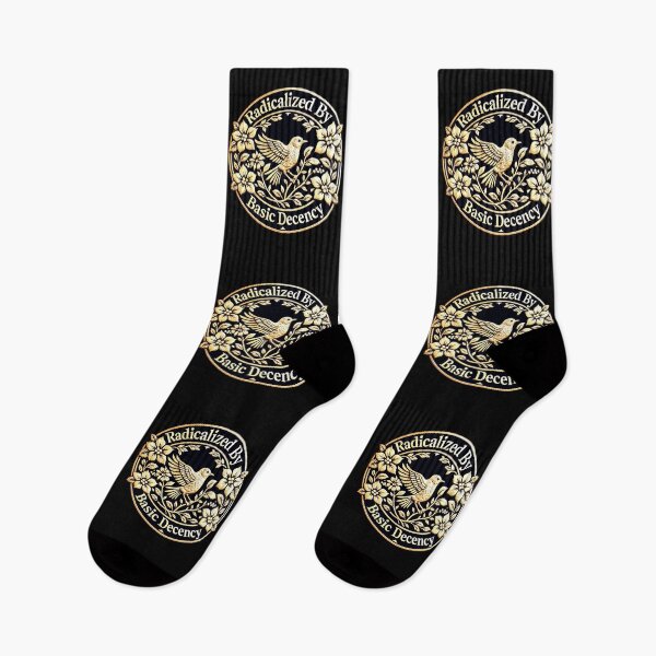 Item preview, Funny Retro Floral Radicalized by Basic Decency  designed and sold by gear-posters.