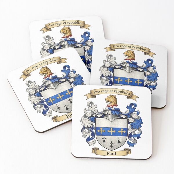 Item preview, The Paul Family Coat of Arms designed and sold by BagTown Clans.