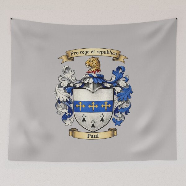 Item preview, The Paul Family Coat of Arms designed and sold by BagTown Clans.