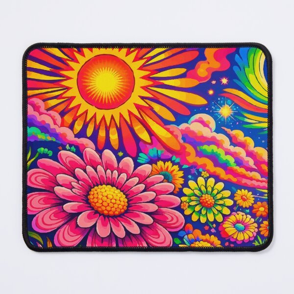 Item preview, Radiant Sun Psychedelic Wildflower Garden designed and sold by Far Out Goods.