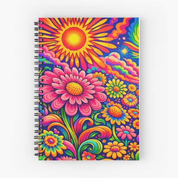 Item preview, Radiant Sun Psychedelic Wildflower Garden designed and sold by Far Out Goods.