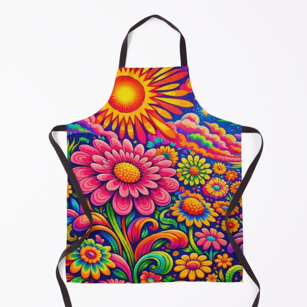 Item preview, Radiant Sun Psychedelic Wildflower Garden designed and sold by Far Out Goods.