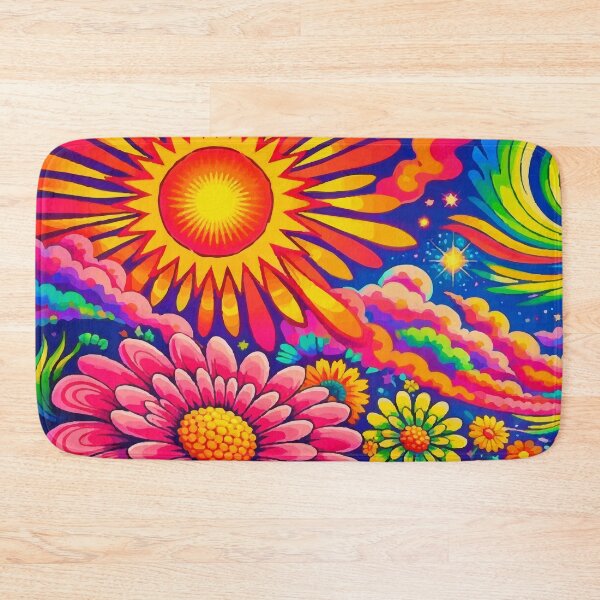 Item preview, Radiant Sun Psychedelic Wildflower Garden designed and sold by Far Out Goods.