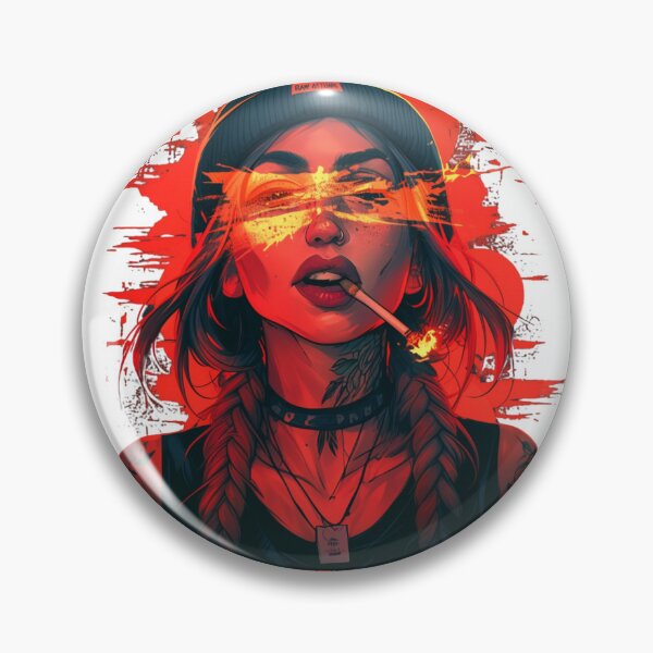 Item preview, Uncensored Attitude – Rebel Streetwear Girl Art designed and sold by YSiGn_.