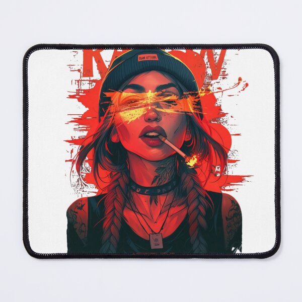 Item preview, Uncensored Attitude – Rebel Streetwear Girl Art designed and sold by YSiGn_.