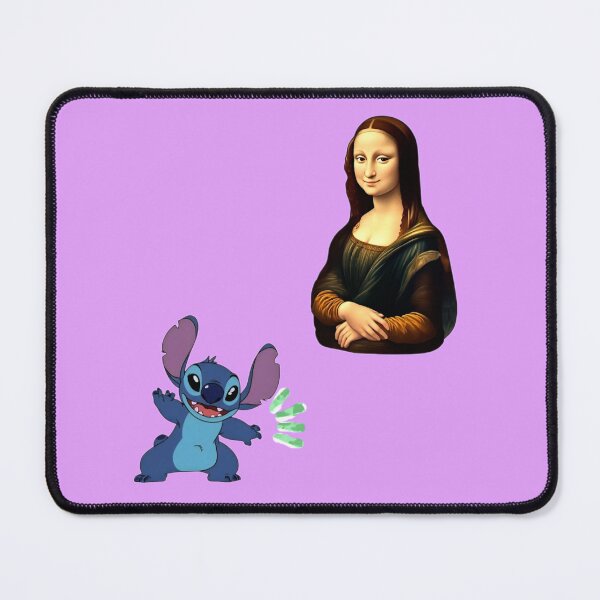 Item preview, Stitch and Mona Lisa. designed and sold by Natalia-Vlad.
