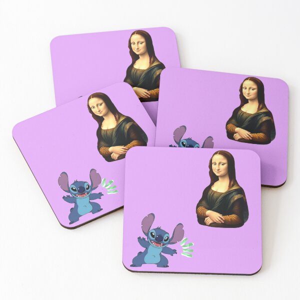 Item preview, Stitch and Mona Lisa. designed and sold by Natalia-Vlad.