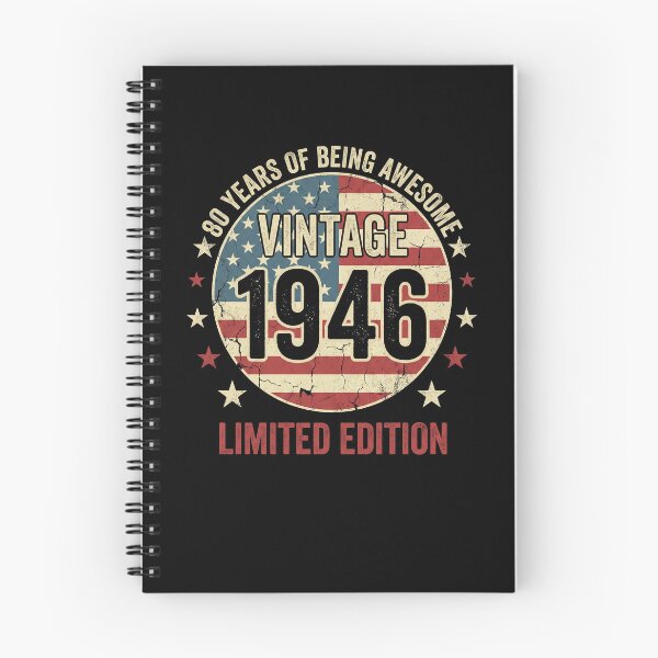 Item preview, Vintage 1946 80 Years of Being Awesome American Flag 80th Birthday designed and sold by G350.