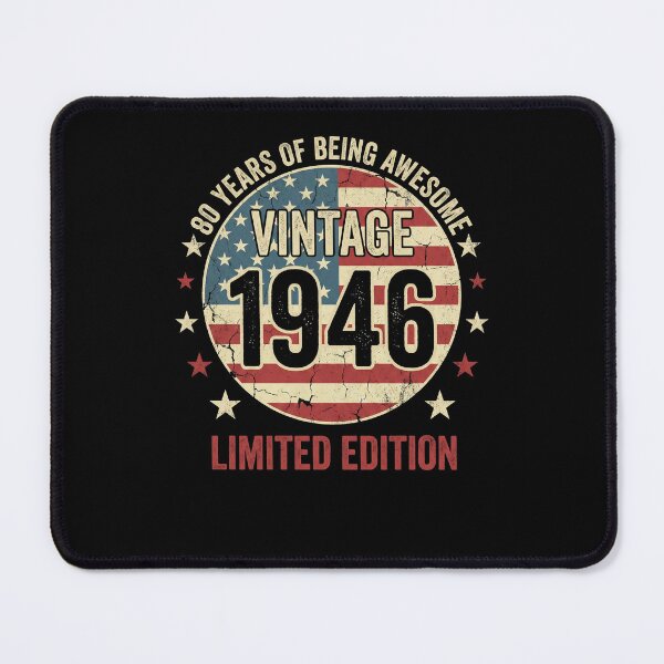 Item preview, Vintage 1946 80 Years of Being Awesome American Flag 80th Birthday designed and sold by G350.