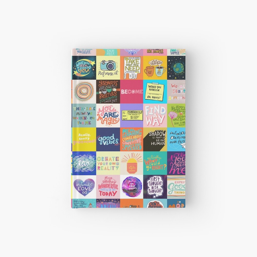 Positivity Patchwork Hardcover Journal