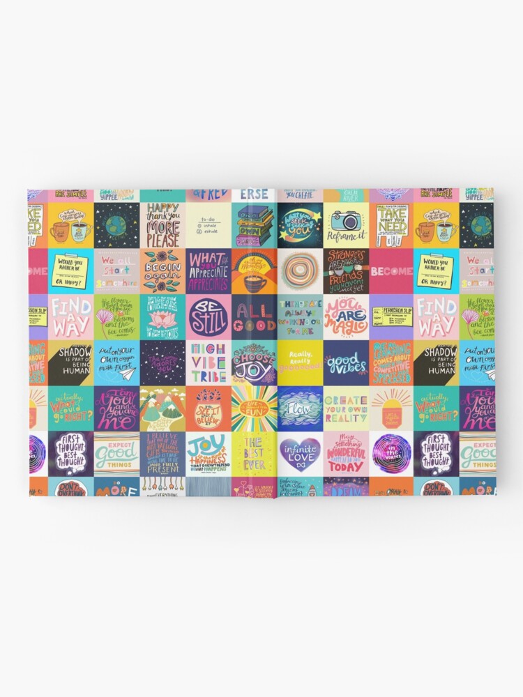 Alternate view of Positivity Patchwork Hardcover Journal