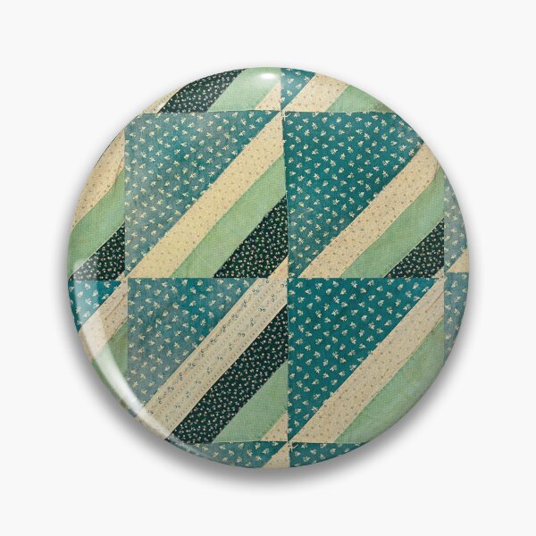 Item preview, Vintage Green Triangle Quilt designed and sold by DaynaRoyston.