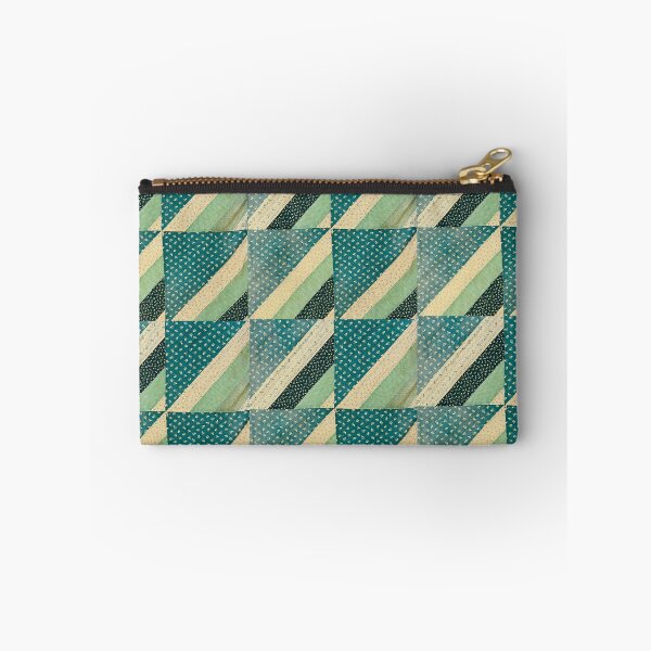 Item preview, Vintage Green Triangle Quilt designed and sold by DaynaRoyston.
