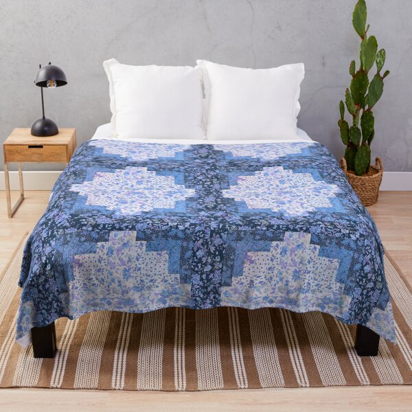 Item preview, Floral Diamond Quilt designed and sold by DaynaRoyston.