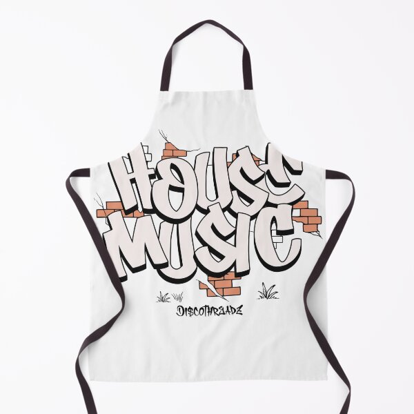 Item preview, HOUSE MUSIC - Urban Brick Wall (Black) designed and sold by Discothreadz.