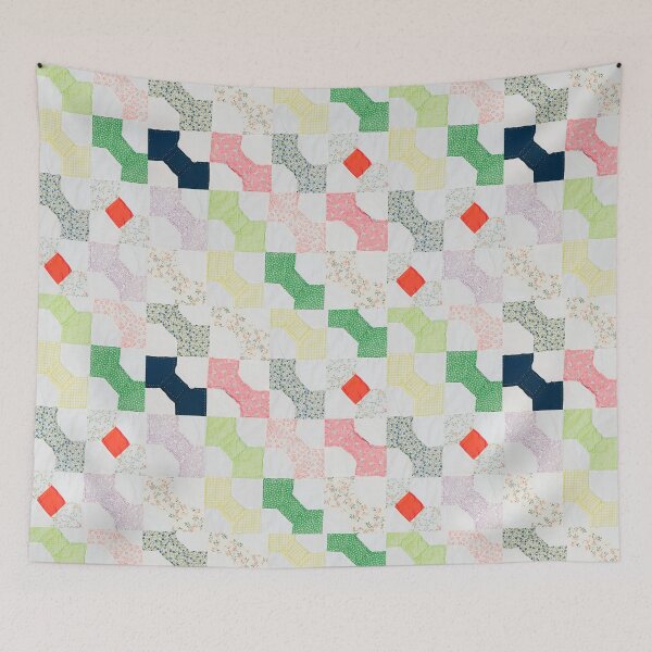 Item preview, Colorful Bow Quilt designed and sold by DaynaRoyston.