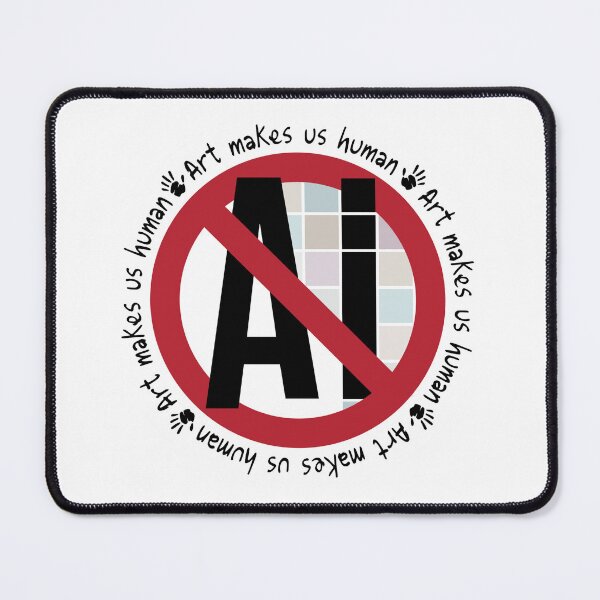 Item preview, NO AI - Art Makes Us Human designed and sold by Crafty As A Coyote.