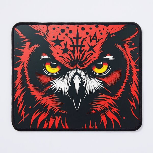 Item preview, Fierce Owl Attitude Stencil designed and sold by BRANDONWEI.
