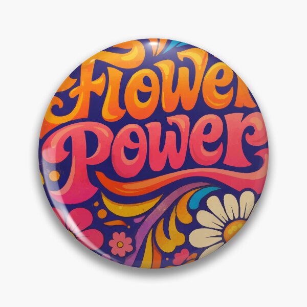 Item preview, Groovy Flower Power Retro 70s Psychedelic Art designed and sold by Far Out Goods.