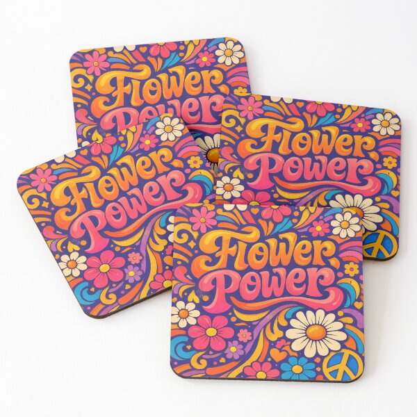 Item preview, Groovy Flower Power Retro 70s Psychedelic Art designed and sold by Far Out Goods.