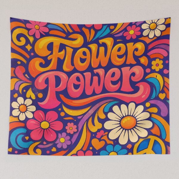 Item preview, Groovy Flower Power Retro 70s Psychedelic Art designed and sold by Far Out Goods.