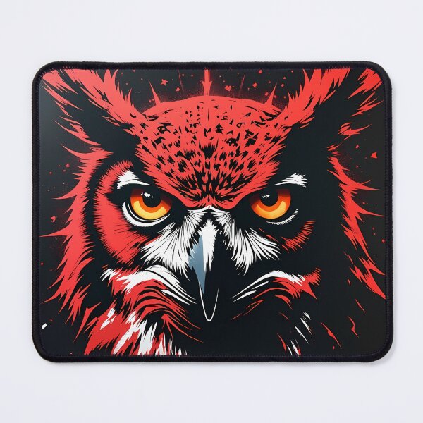 Item preview, Fierce Owl Attitude Stencil designed and sold by BRANDONWEI.