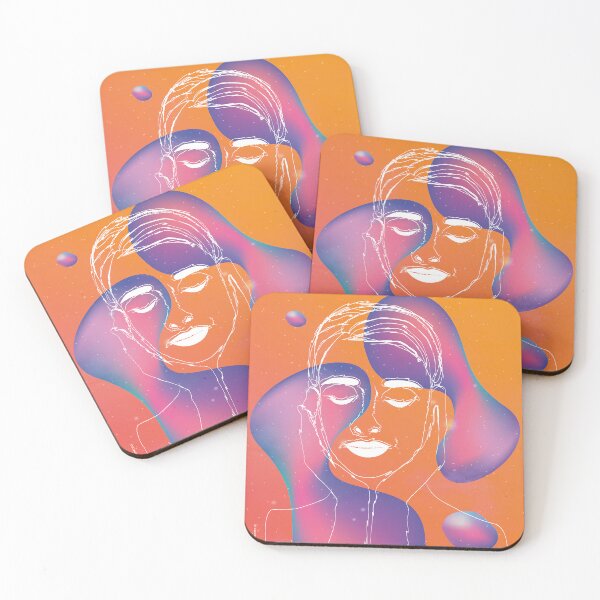 Item preview, WOMAN FACING MIRROR designed and sold by PAPEFOLIA.