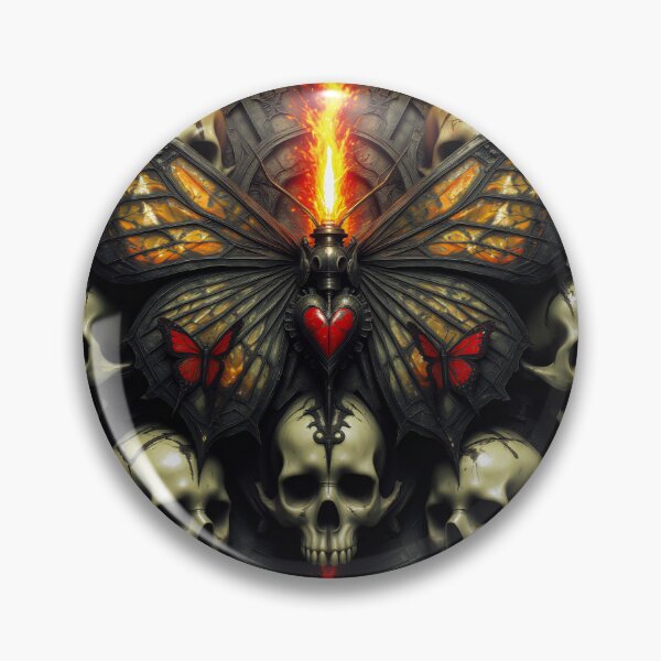 Item preview, Monarch: Flame‑Forged Butterfly Mandala designed and sold by Insomnia Art Designs.