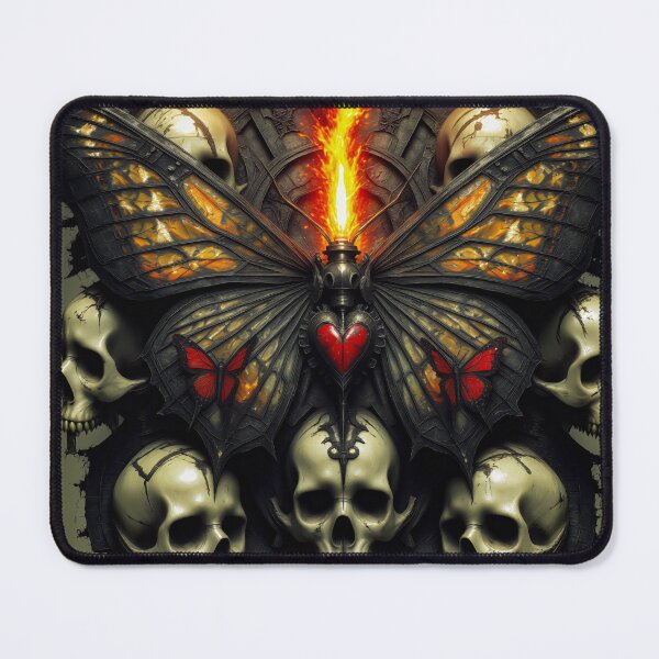 Item preview, Monarch: Flame‑Forged Butterfly Mandala designed and sold by Insomnia Art Designs.