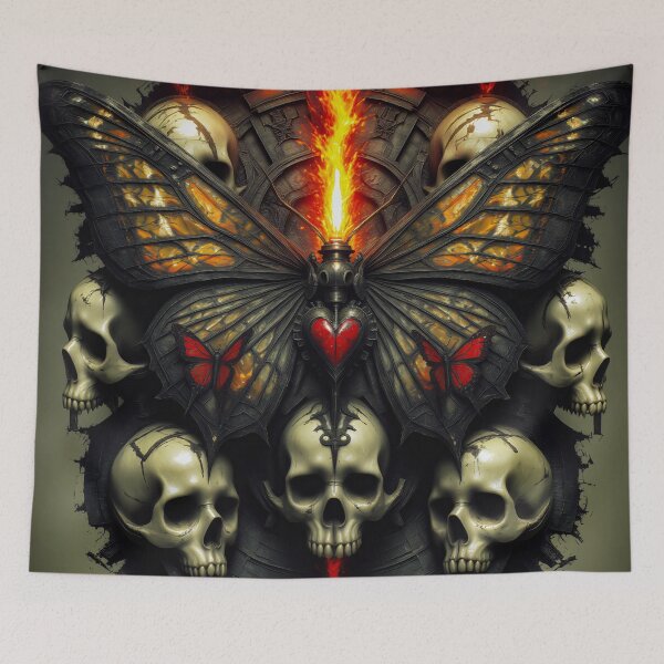 Item preview, Monarch: Flame‑Forged Butterfly Mandala designed and sold by Insomnia Art Designs.