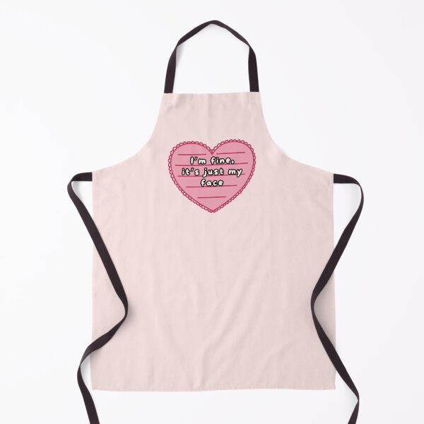 Item preview, I'm Fine, It's Just My Face Funny Heart designed and sold by imradicallysoft.