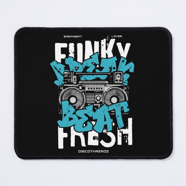 Item preview, BREAKBEAT  - Funky Fresh Boombox (White) designed and sold by Discothreadz.