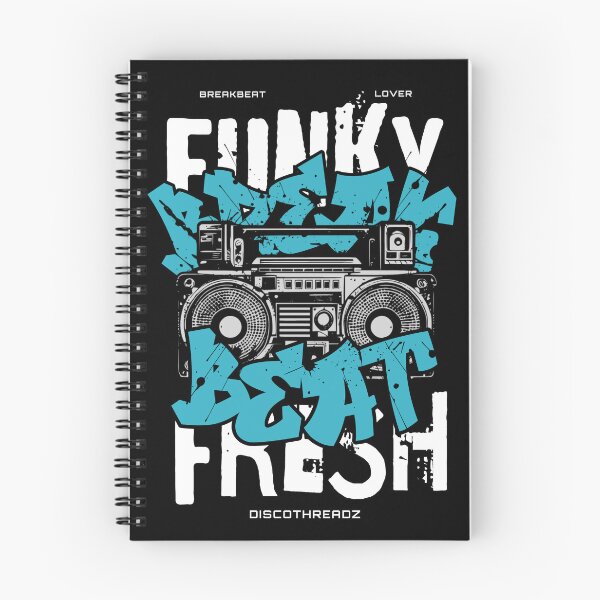 Item preview, BREAKBEAT  - Funky Fresh Boombox (White) designed and sold by Discothreadz.