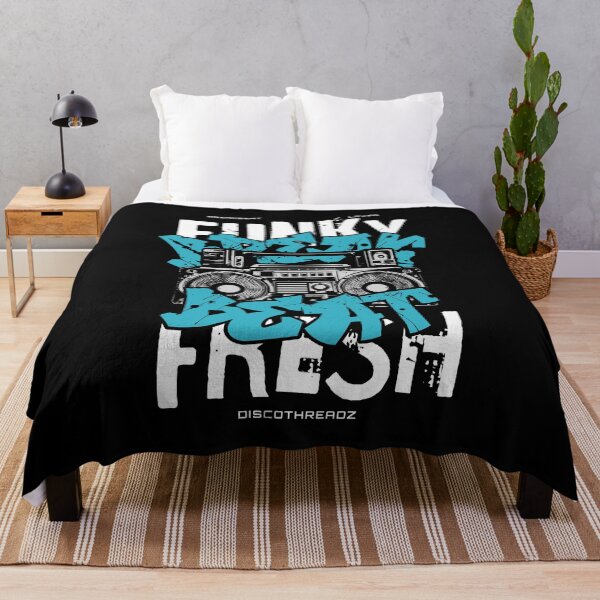 Item preview, BREAKBEAT  - Funky Fresh Boombox (White) designed and sold by Discothreadz.