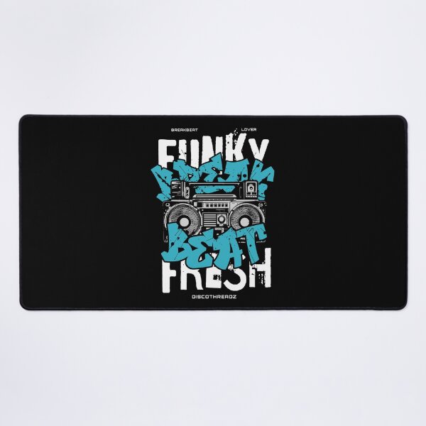 Item preview, BREAKBEAT - Funky Fresh Boombox (White) designed and sold by Discothreadz.
