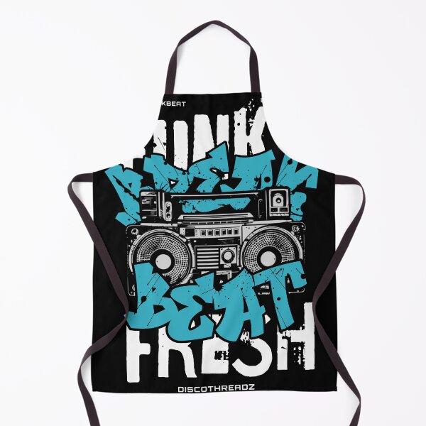 Item preview, BREAKBEAT - Funky Fresh Boombox (White) designed and sold by Discothreadz.