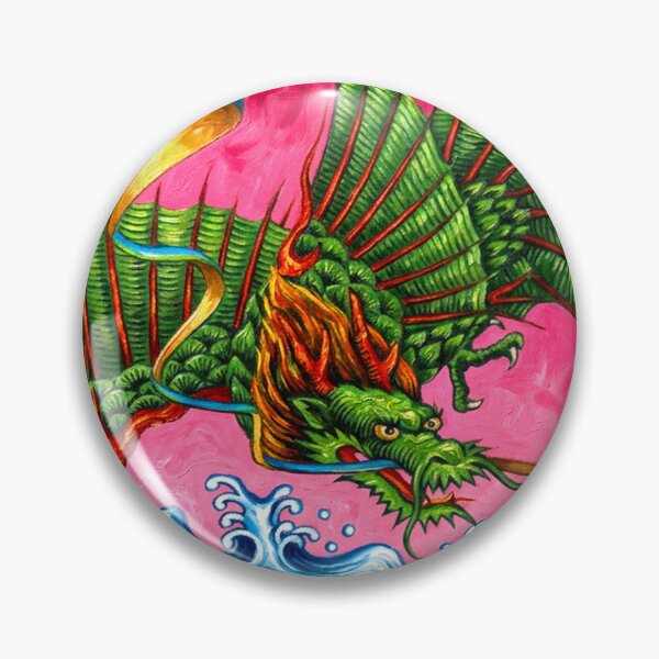 Item preview, Flying Dragon Safety Matches - restyled Vintage Japanese Matchbox Label designed and sold by Corinne Alexa Jackson.