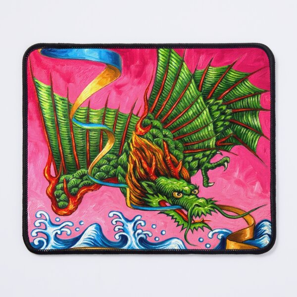 Item preview, Flying Dragon Safety Matches - restyled Vintage Japanese Matchbox Label designed and sold by Corinne Alexa Jackson.