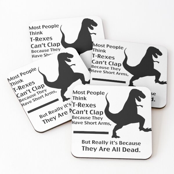 Item preview, T-Rex Dinosaur Humor Sarcastic Quote Graphic for Paleontology & Dark Humor Fans designed and sold by RickE.