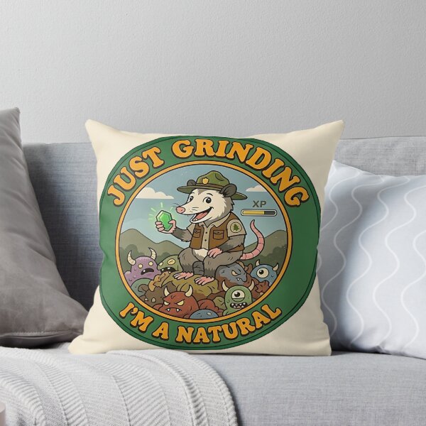 Item preview, Retro 70s Ranger Possum - Just Grinding (I'm a Natural) designed and sold by TSOmac.