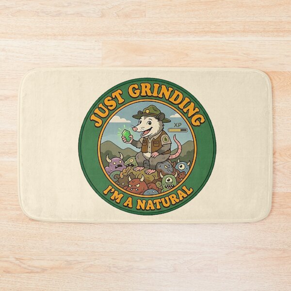 Item preview, Retro 70s Ranger Possum - Just Grinding (I'm a Natural) designed and sold by TSOmac.