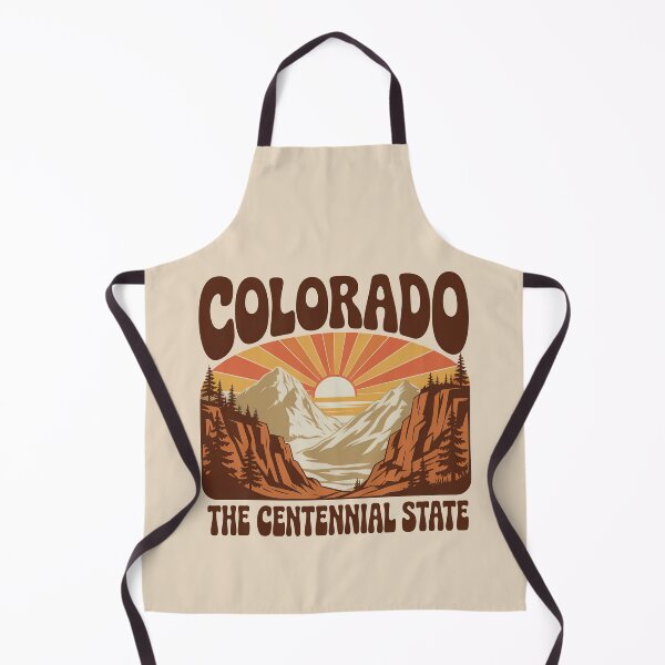 Item preview, Colorado The Centennial State Retro Sunset Mountain Landscape Vintage Travel Poster designed and sold by graphic-genie.